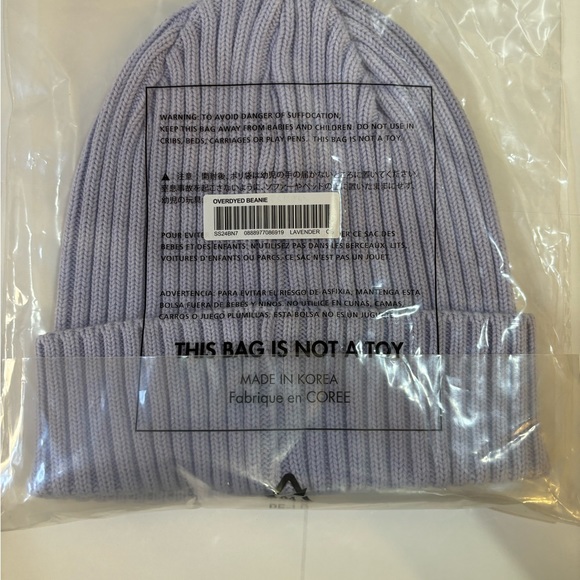 Supreme Overdyed Beanie Lilac/ Lavender SS24 - Picture 4 of 4